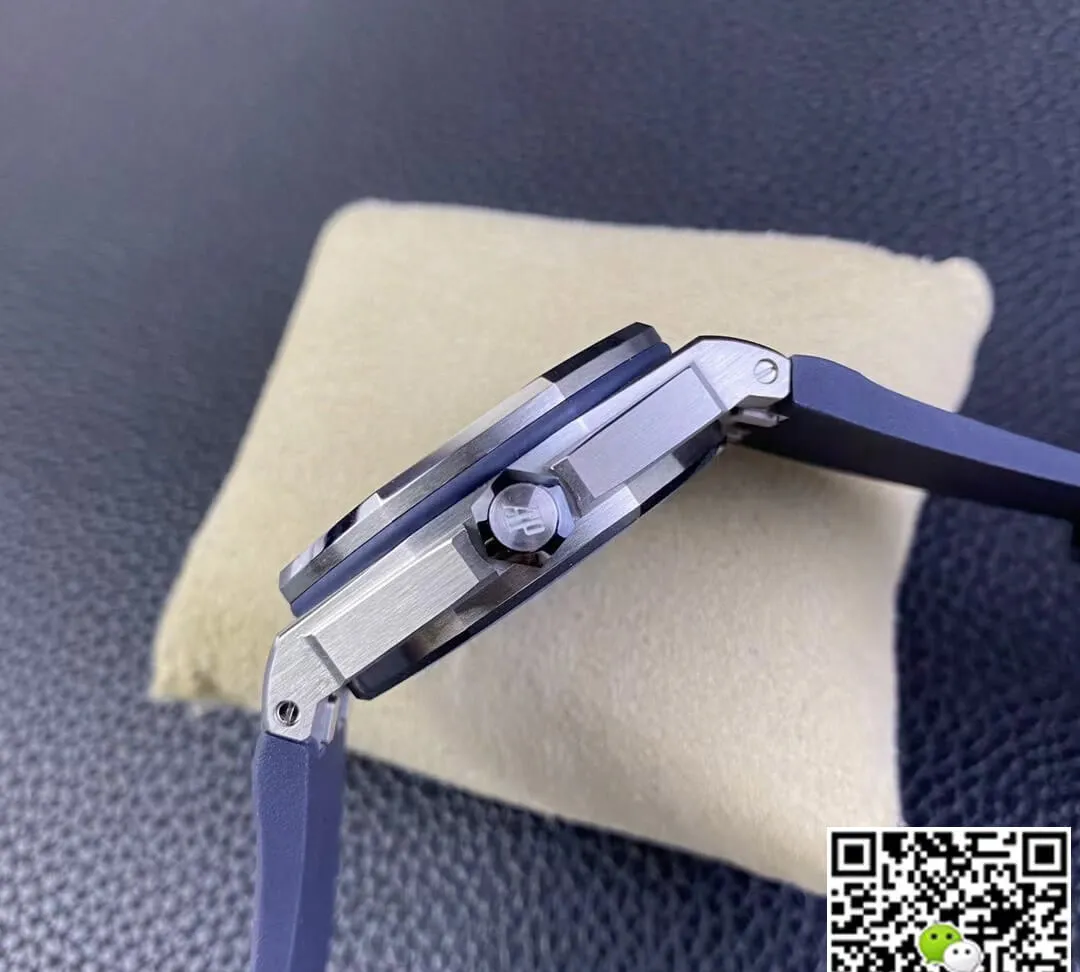 Audemars Piguet Royal Oak Offshore 15720ST.OO.A027CA.01 ZF Factory 1:1 Best Edition Replica Watch Blue Strap